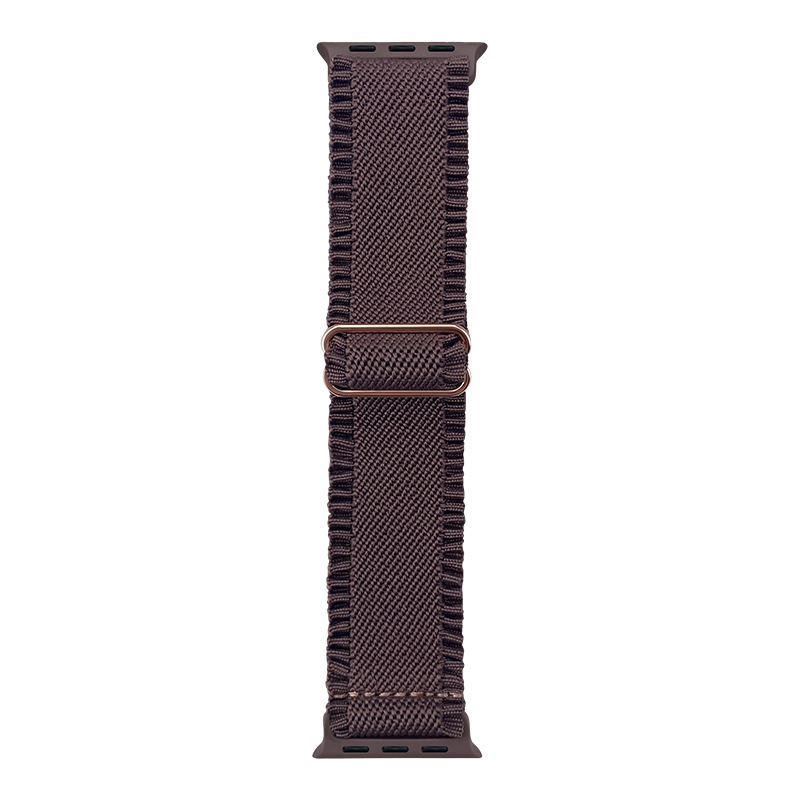Jia Ruicheng Nylon Woven Lace-Edged Watch Band για Apple Watch 1-11, Ultra3, SE3; Υλικό: Nylon woven; Κούμπωμα: Ιαπωνική αγκράφα; Μέγεθος διεπαφής: Προσαρμοστικό; Βάρος: 8.3 g