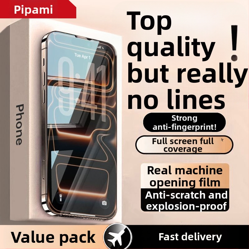 Paipami zaštitno staklo zaslona za iPhone 12–17 Pro Max — Prednja zaštita, HD, otporno na ogrebotine