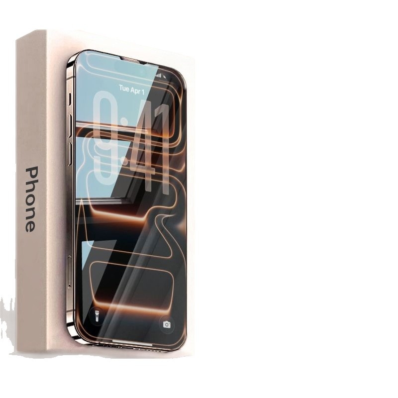 Paipami zaštitno staklo zaslona za iPhone 12–17 Pro Max — Prednja zaštita, HD, otporno na ogrebotine