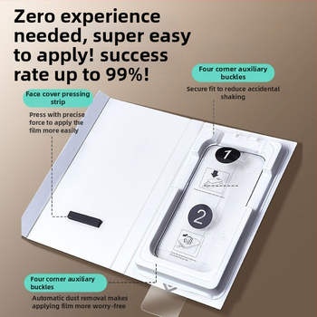 Temperēta stikla ekrāna aizsargs iPhone 14 Pro Max – priekšējā plēve, HD skaidrība, Anti-Peep, putekļu izturība