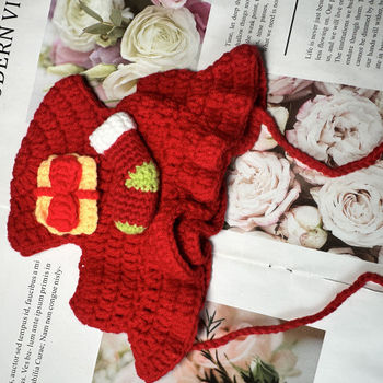 Šešir za kućne ljubimce za Božić i Novu godinu, univerzalna upotreba, materijal pamuk-poliester, pogodan za sve sezone