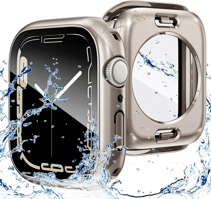 Apple Watch S10 vodootporna maska s kaljenim staklom – sveobuhvatna zaštita