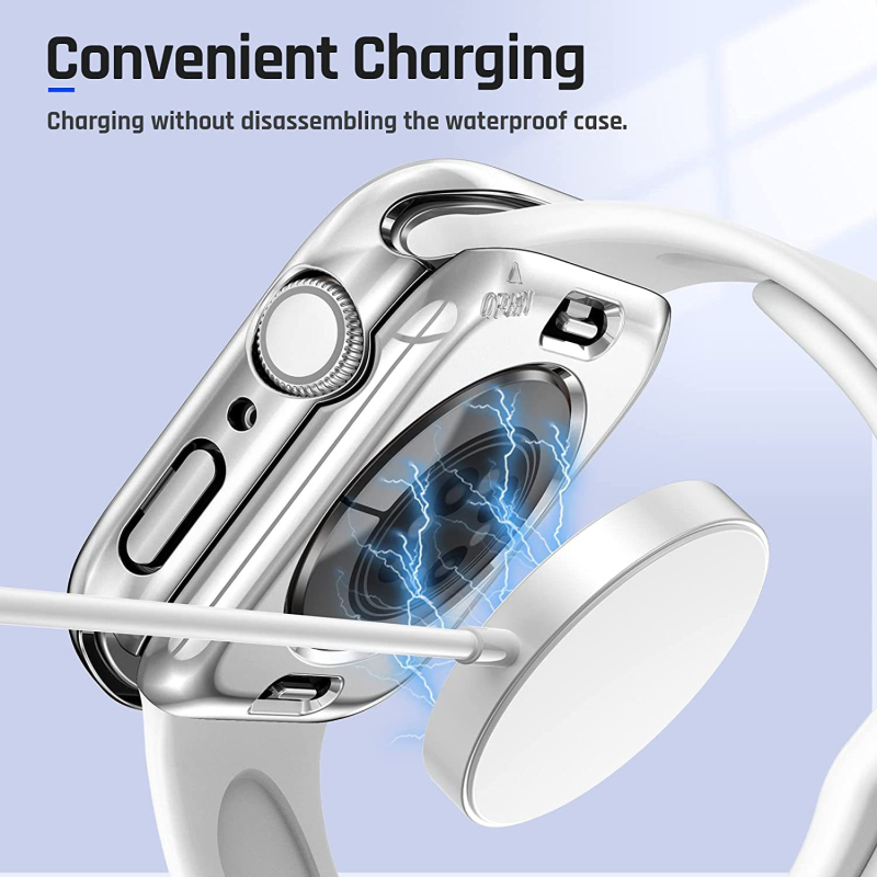 Apple Watch S10 vodootporna maska s kaljenim staklom – sveobuhvatna zaštita
