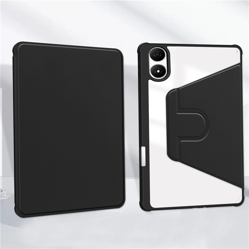 Kućište za Redmi Pad2 Pro i Poco Pad M1 s rotirajućim akrilnim stalkom, potpuna zaštita od pada.