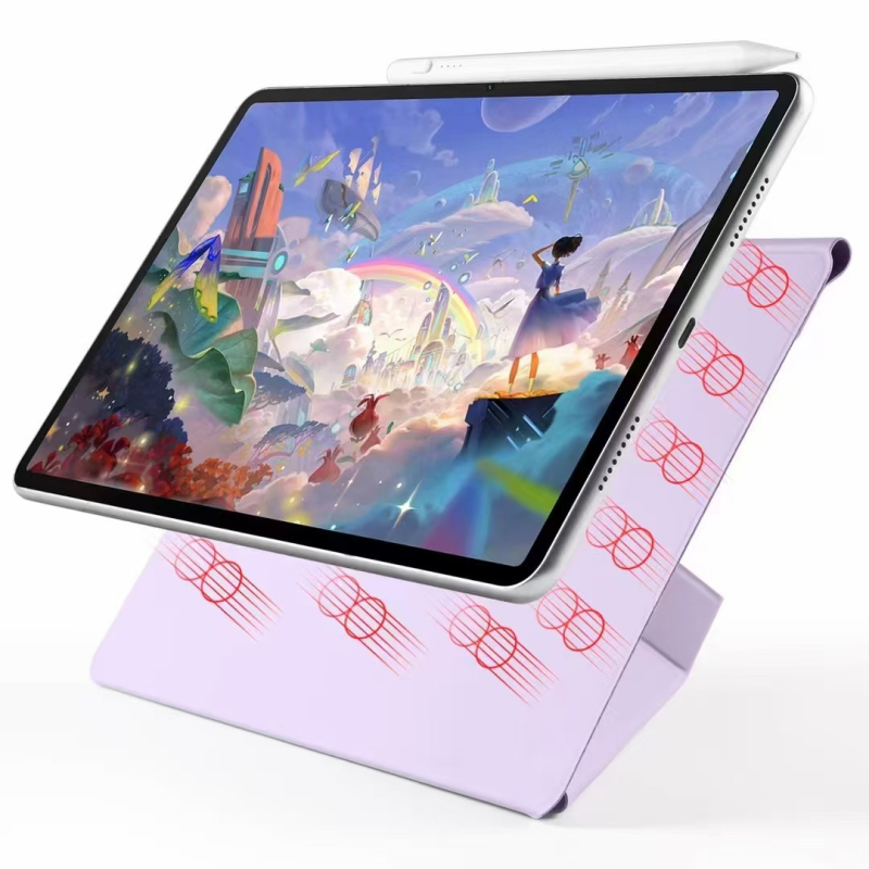 Huawei MatePad Air 12 Flip Κάλυμμα με στήριγμα Y‑fold, τεχνητό δέρμα, μαγνητικό κλείσιμο, λειτουργία ύπνου