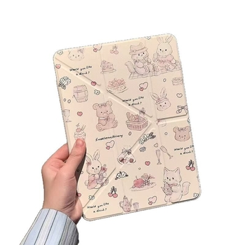 PC anyagú iPad védőtok - Kétfunkciós dizájn, Ütésálló, Kopásálló, Esésálló