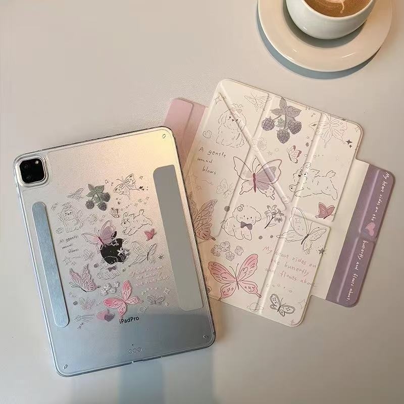 PC anyagú iPad védőtok - Kétfunkciós dizájn, Ütésálló, Kopásálló, Esésálló