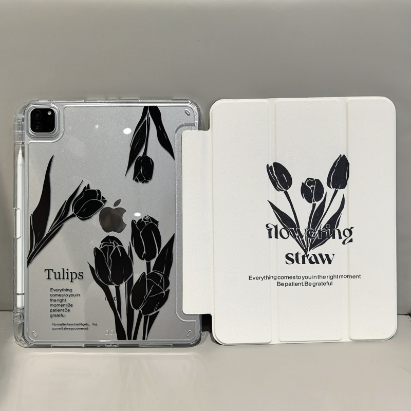 Dvojitý kryt na iPad, PC materiál, odolný proti nárazom, proti opotrebeniu, ochrana proti pádu.