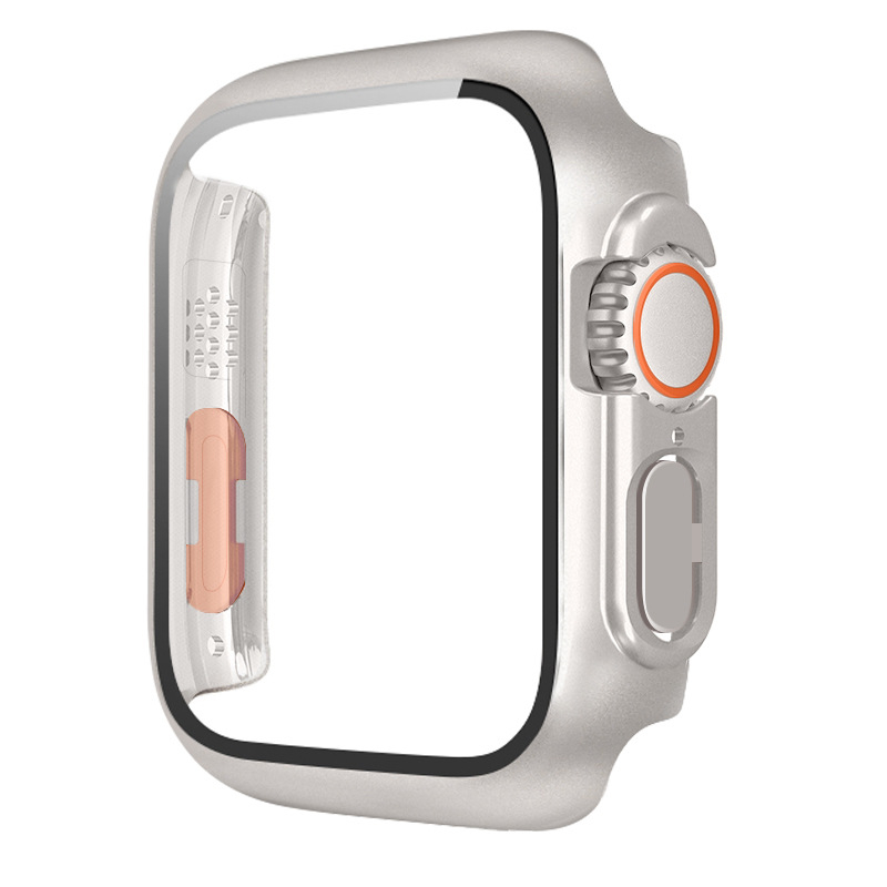 PC προστατευτικό περίβλημα για Apple Watch iWatchs10/8/7/SE με ενσωματωμένο προστατευτικό οθόνης