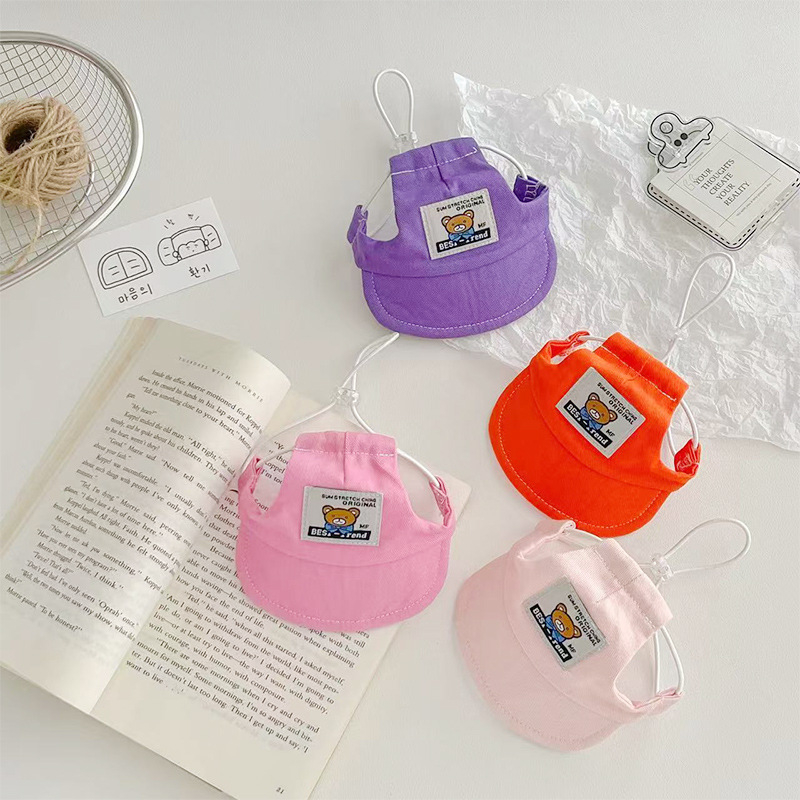 Șapcă pentru animale de companie: universală pentru pisici și câini, din bumbac respirabil, finisaj embosat, stil casual, pentru toate anotimpurile