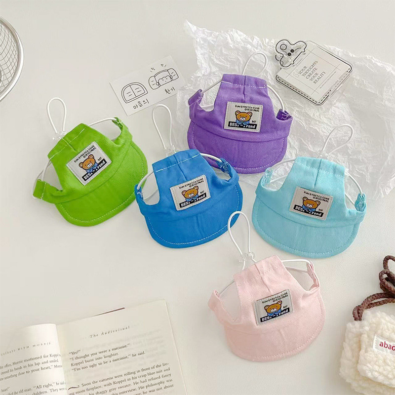 Șapcă pentru animale de companie: universală pentru pisici și câini, din bumbac respirabil, finisaj embosat, stil casual, pentru toate anotimpurile