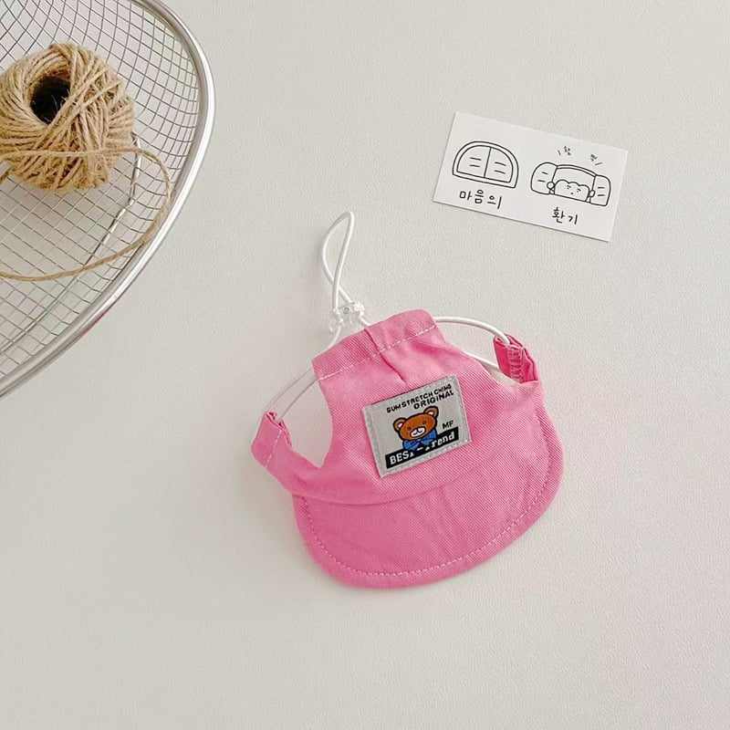 Șapcă pentru animale de companie: universală pentru pisici și câini, din bumbac respirabil, finisaj embosat, stil casual, pentru toate anotimpurile