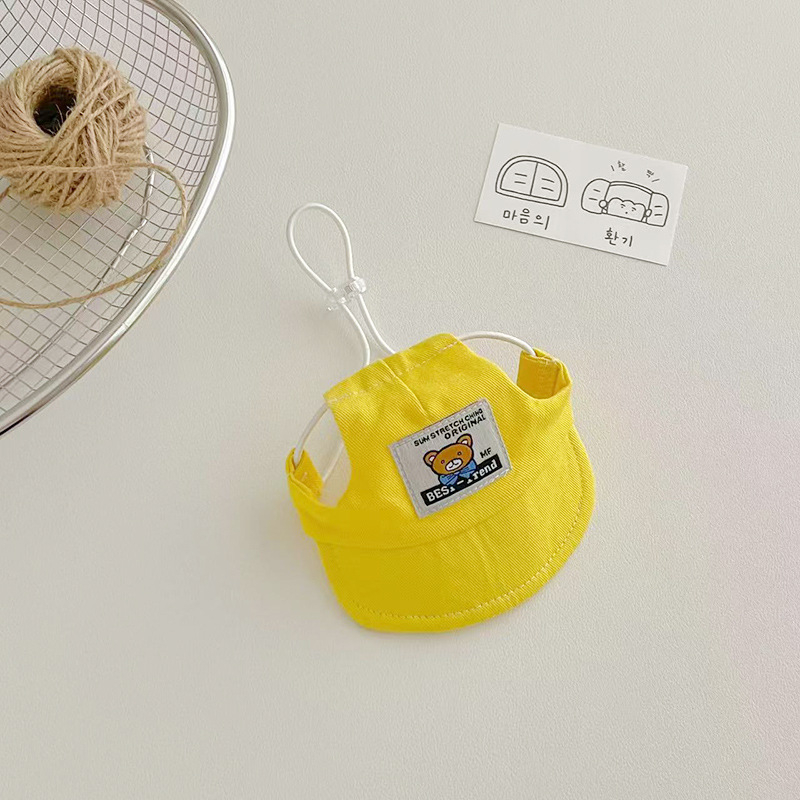 Șapcă pentru animale de companie: universală pentru pisici și câini, din bumbac respirabil, finisaj embosat, stil casual, pentru toate anotimpurile