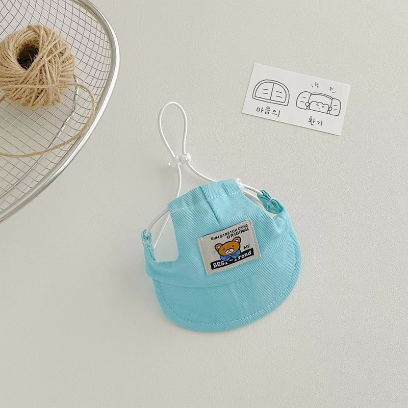 Șapcă pentru animale de companie: universală pentru pisici și câini, din bumbac respirabil, finisaj embosat, stil casual, pentru toate anotimpurile