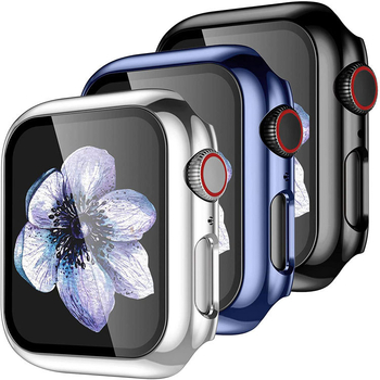 Carcasă Apple Watch cu corp PC și folie temperată integrată pentru iWatch7