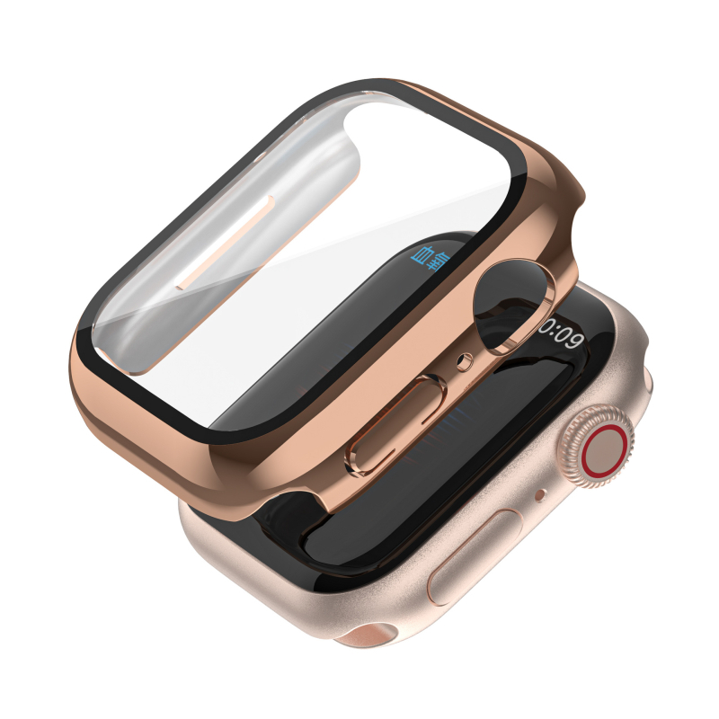 Carcasă Apple Watch cu corp PC și folie temperată integrată pentru iWatch7