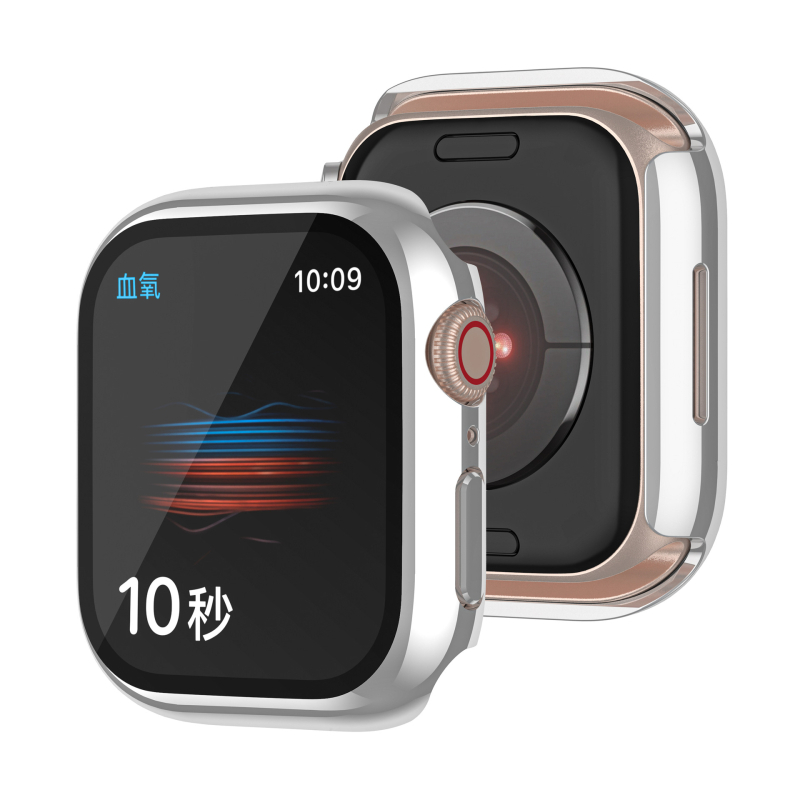 Carcasă Apple Watch cu corp PC și folie temperată integrată pentru iWatch7