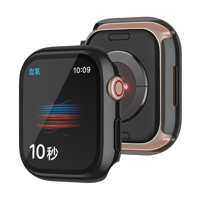 Carcasă Apple Watch cu corp PC și folie temperată integrată pentru iWatch7