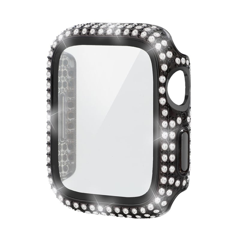 Apple Watch futrola s dijamantima, potpuno pokriće, PC zaštitna folija, jednodijelni dizajn, za Apple Watch Series 10