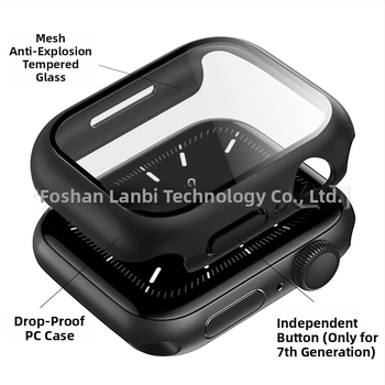 Ochranný kryt Apple Watch s integrovanou ochranou displeja, kompletný kryt pre série 2–7, proti pádu