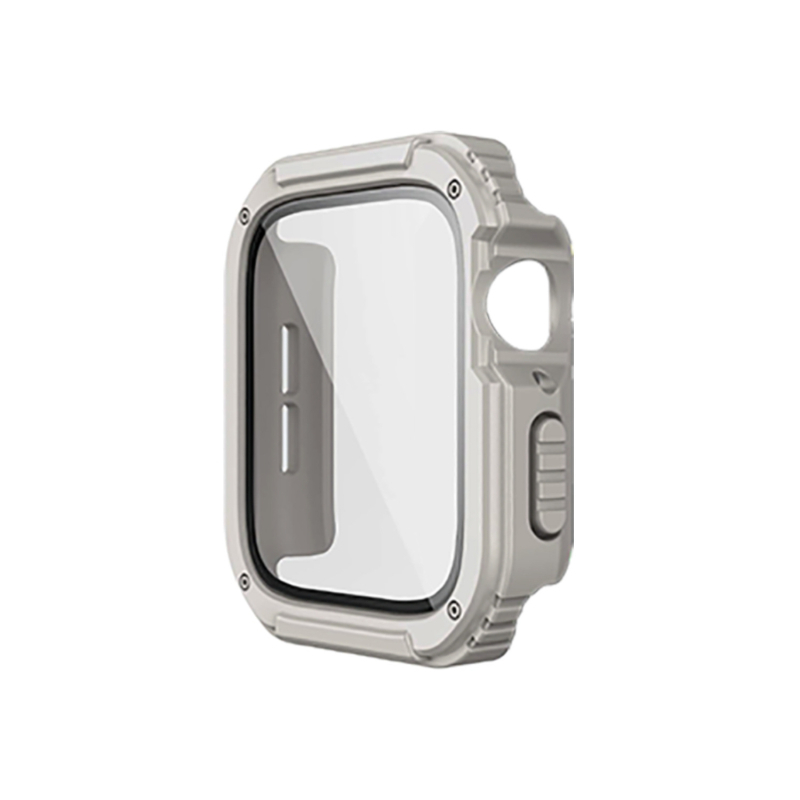 Optimus Prime aizsarg vāciņš Apple Watch - Integrēts PC+TPU+stikla korpuss ar ekrāna aizsargu; triecienizturīgs, četru stūru aizsardzība; saderīgs ar visiem Apple Watch modeļiem