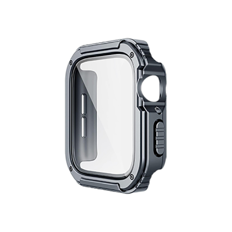 Optimus Prime aizsarg vāciņš Apple Watch - Integrēts PC+TPU+stikla korpuss ar ekrāna aizsargu; triecienizturīgs, četru stūru aizsardzība; saderīgs ar visiem Apple Watch modeļiem