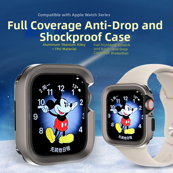 Metalinė apsauginė dėžutė Apple Watch Ultra – aliuminio titano lydinys + TPU; 0,004 kg; Kodas Wgoufeb