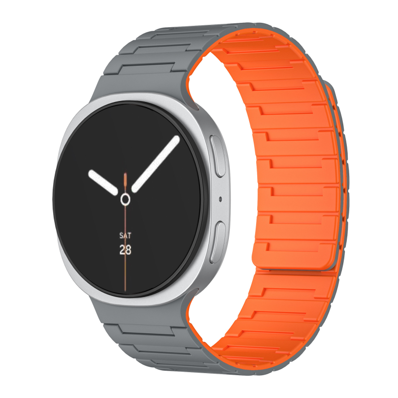 Silikonska magnetska narukvica za Samsung Galaxy Watch 8 Classic – 27,5 g; Materijal: silikon; Kopča: magnetska; Veličine sučelja prilagodljive