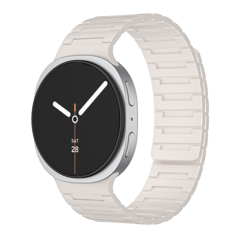 Silikonska magnetska narukvica za Samsung Galaxy Watch 8 Classic – 27,5 g; Materijal: silikon; Kopča: magnetska; Veličine sučelja prilagodljive