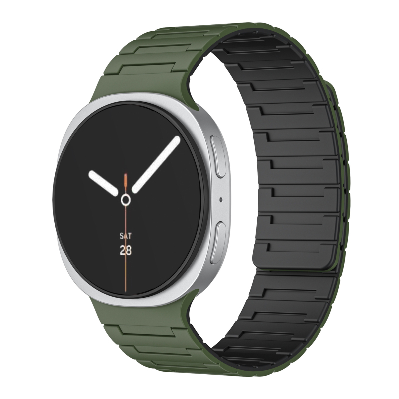 Silikonska magnetska narukvica za Samsung Galaxy Watch 8 Classic – 27,5 g; Materijal: silikon; Kopča: magnetska; Veličine sučelja prilagodljive