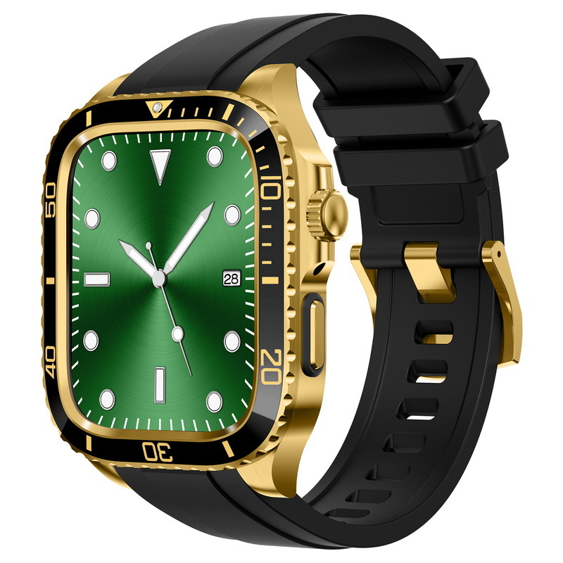 Θωρακισμένη θήκη Apple Watch, Ανοξείδωτος χάλυβας, 22mm διεπαφή, Αγκράφα πεταλούδας, Για Apple Watch, Μοντέρνο στυλ