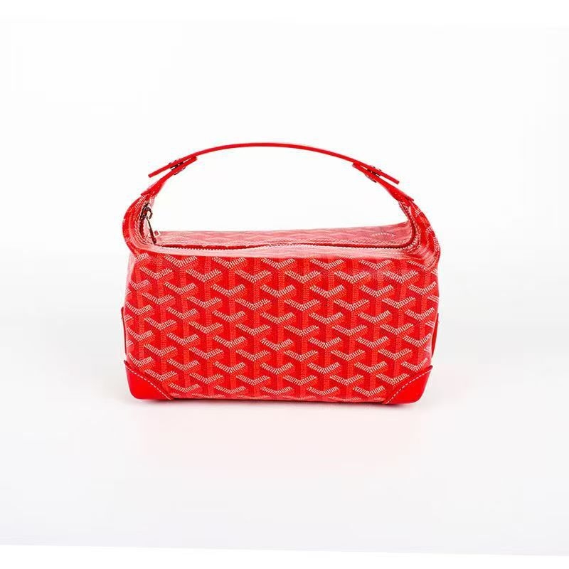 Dumpling alakú kozmetikai táska, PVC anyag, cipzáras záródás, belső zsebek telefon és személyi igazolvány számára, vászon bélés