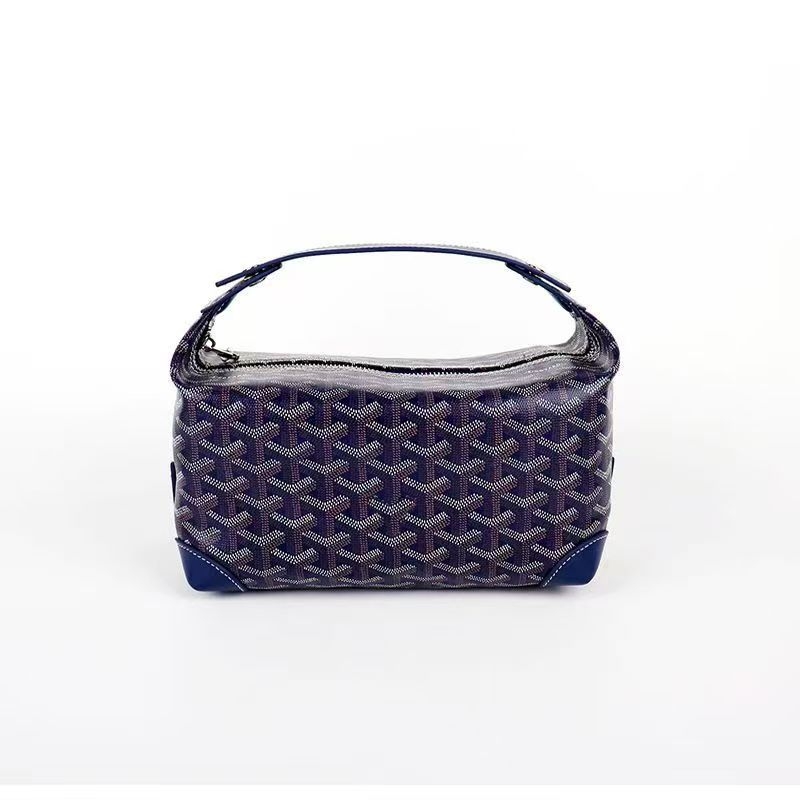 Dumpling alakú kozmetikai táska, PVC anyag, cipzáras záródás, belső zsebek telefon és személyi igazolvány számára, vászon bélés