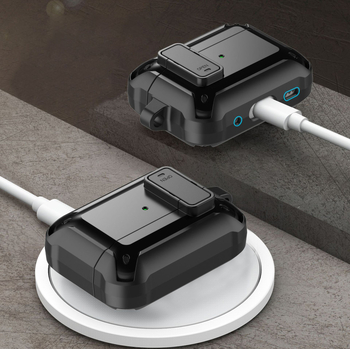 Bumblebee-stílusú kemény tokkal AirPods Pro 3-höz - TPU+PC; injekciós öntés; kompatibil Apple AirPods Pro 3
