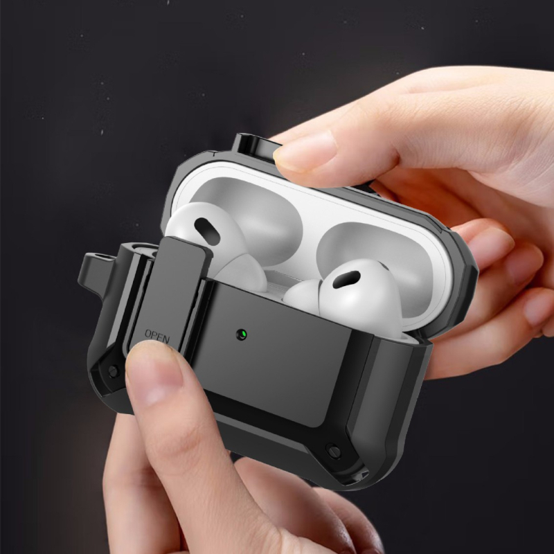 Bumblebee-stílusú kemény tokkal AirPods Pro 3-höz - TPU+PC; injekciós öntés; kompatibil Apple AirPods Pro 3