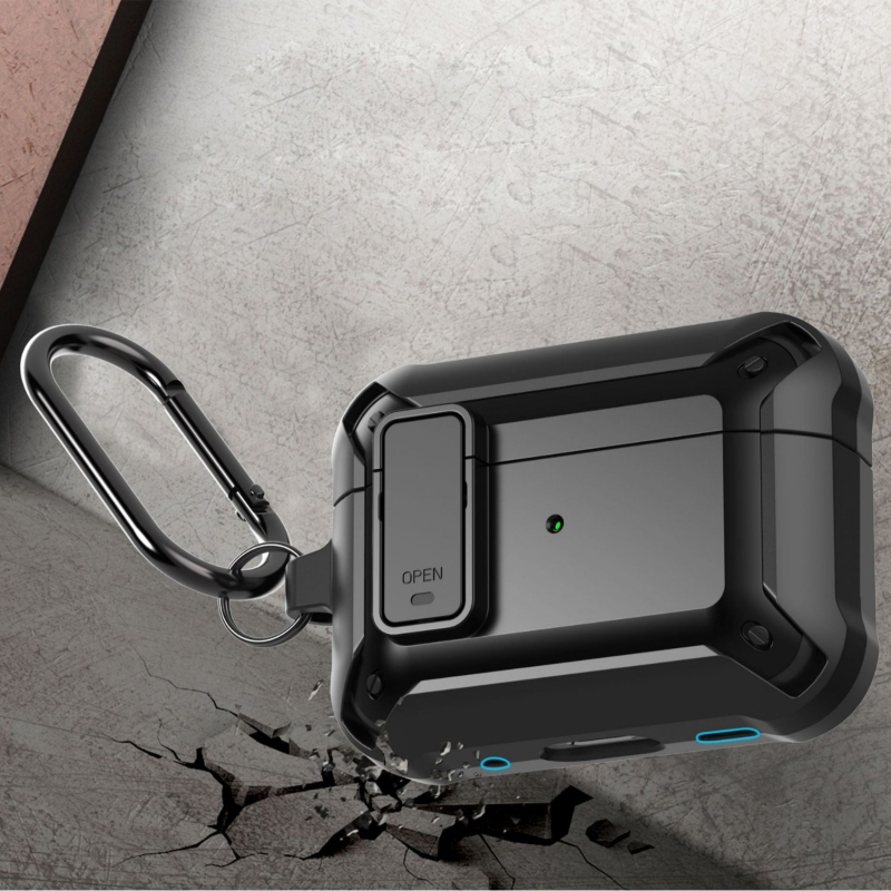 Bumblebee-stílusú kemény tokkal AirPods Pro 3-höz - TPU+PC; injekciós öntés; kompatibil Apple AirPods Pro 3