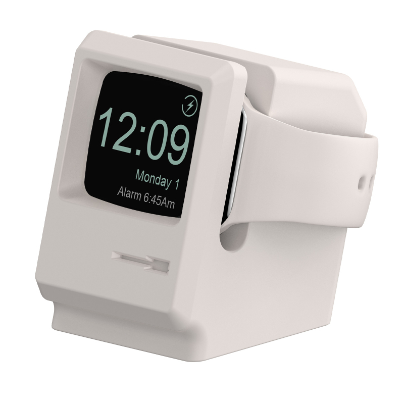 Retro silikonski držač za punjenje Apple uređaja i Apple Watch Ultra baza punjenja