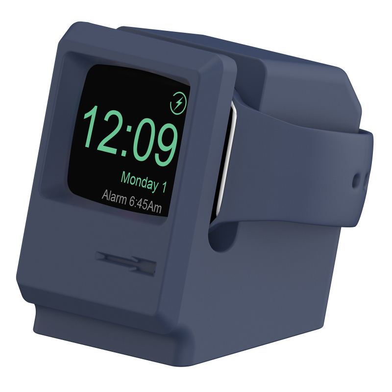 Retro silikonski držač za punjenje Apple uređaja i Apple Watch Ultra baza punjenja