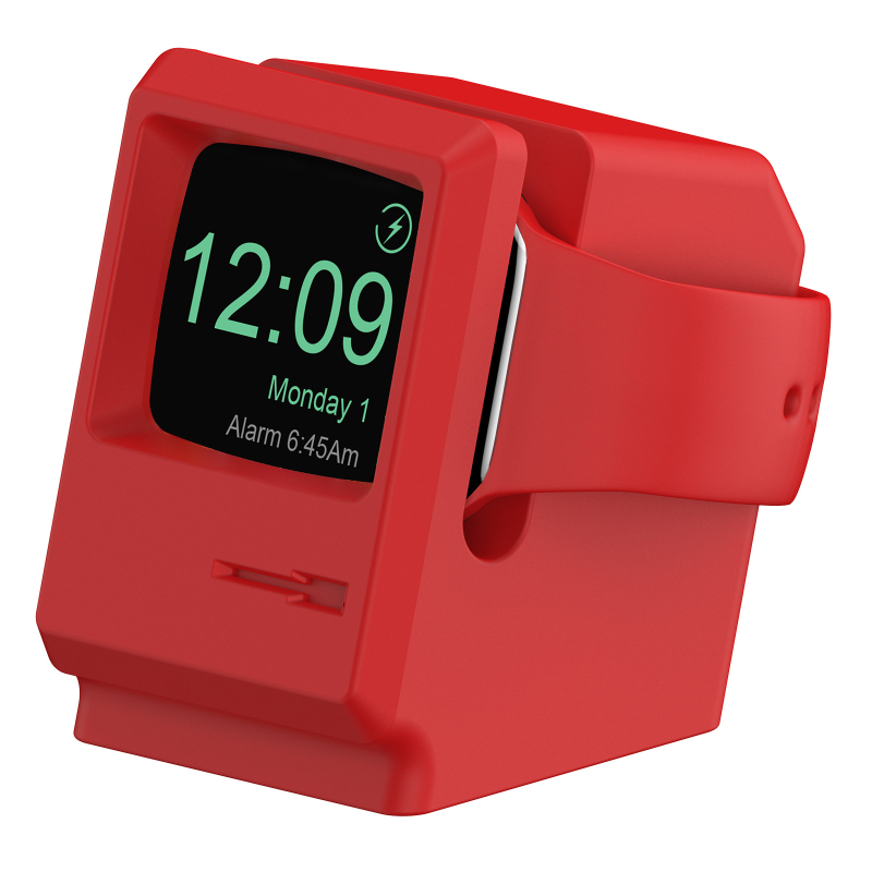 Retro silikonski držač za punjenje Apple uređaja i Apple Watch Ultra baza punjenja