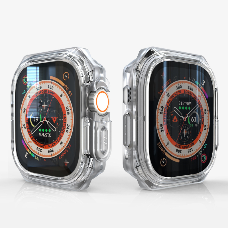 Prozirni dvobojni zaštitni kućište za Apple Watch Ultra 49 mm