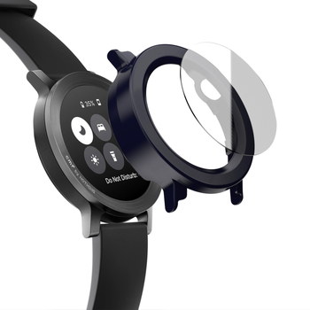 Защитен калъф за CMF WATCH 3 PRO с интегрирано закалено фолио (материал: PC + закалено фолио, тегло: 6 g)