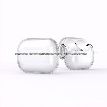 AirPods Pro3 (2025) Glitter védőtok – kemény héj, injektálással gyártott, univerzális, testreszabható