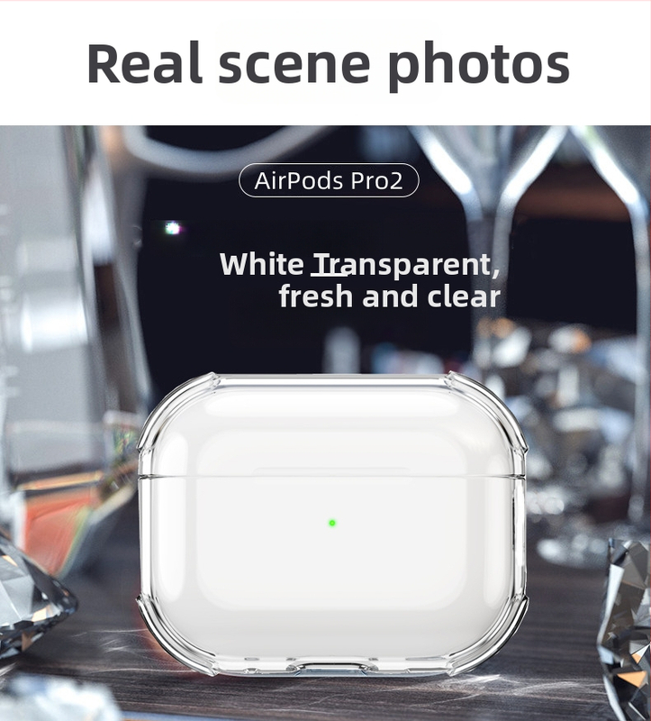 Priehľadný TPU obal na AirPods Pro 3, AirPods 4 a AirPods Pro 2
