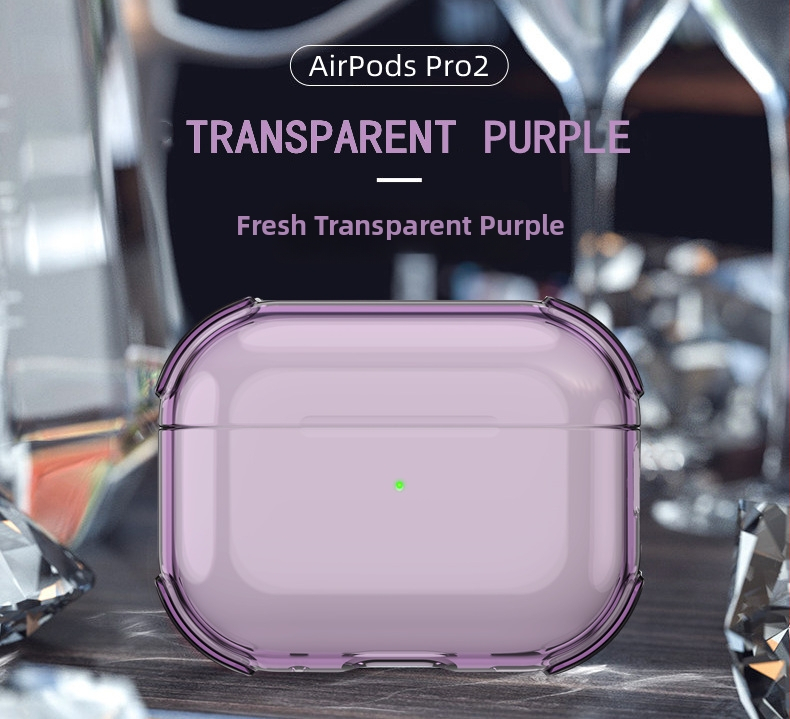 Priehľadný TPU obal na AirPods Pro 3, AirPods 4 a AirPods Pro 2