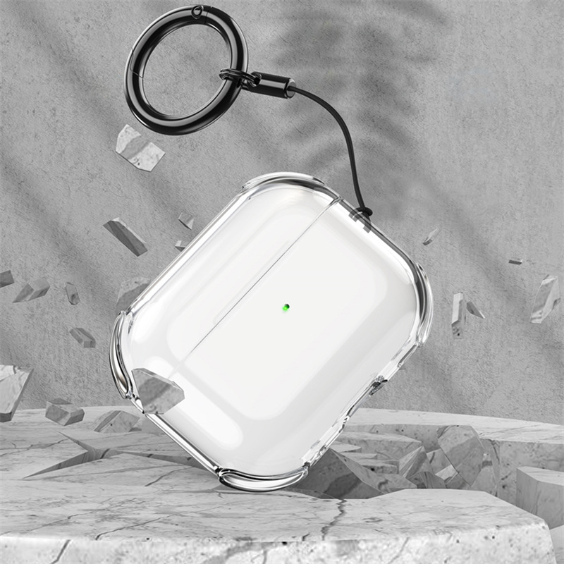 Θήκη AirPods — TPU προστατευτικό περίβλημα, φορητό, μαλακό περίβλημα, κατασκευή με έγχυση, συμβατό με AirPods Pro 3, AirPods 4, AirPods Pro 2