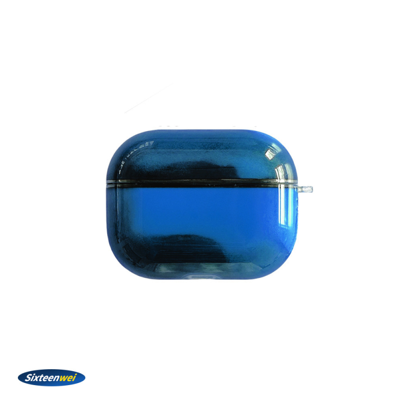 AirPods Pro tok fénylő gyorshomok dizájnnal, univerzális illeszkedés AirPods 1–4 és Pro sorozatokhoz; Anyag: polikarbonát; Gyártás: injekciós öntés; Kompatibilis: AirPods 1–4, AirPods Pro/Pro2/Pro3