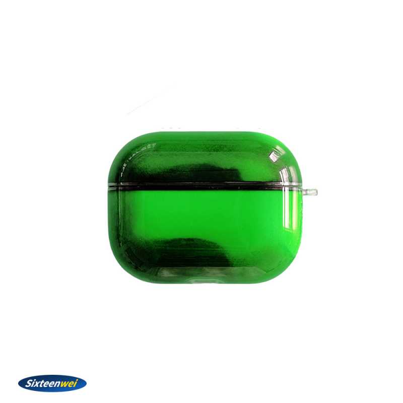 AirPods Pro tok fénylő gyorshomok dizájnnal, univerzális illeszkedés AirPods 1–4 és Pro sorozatokhoz; Anyag: polikarbonát; Gyártás: injekciós öntés; Kompatibilis: AirPods 1–4, AirPods Pro/Pro2/Pro3