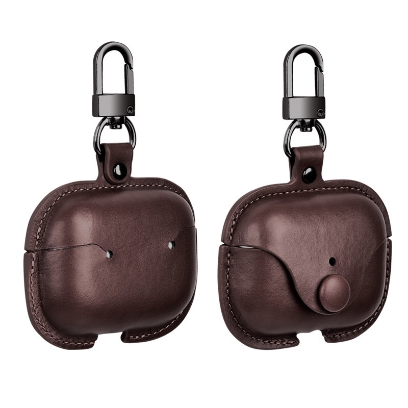 Apple AirPods Bluetooth fejhallgatóhoz készült bőr tok – kézzel készített, Apple-kompatibilis, testre szabható