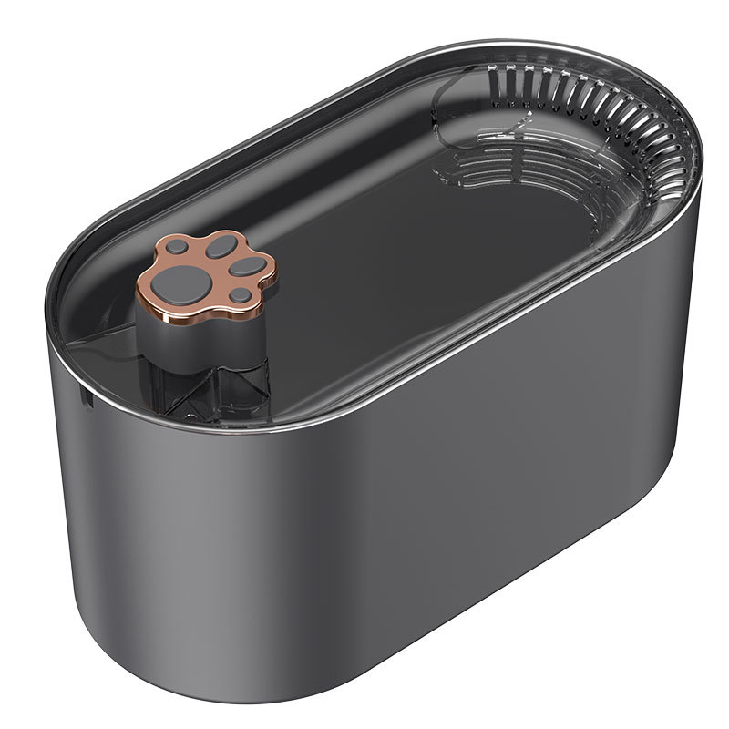 Maekawa фонтан за вода за домашни любимци с автоматично циркулиране и филтрация - демонтиращ се, за кучета и котки, издание 2022, без приложение