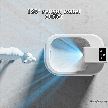 Диспенсър за вода за котки, разглобяем, тегло 1600 г, без поддръжка на приложение